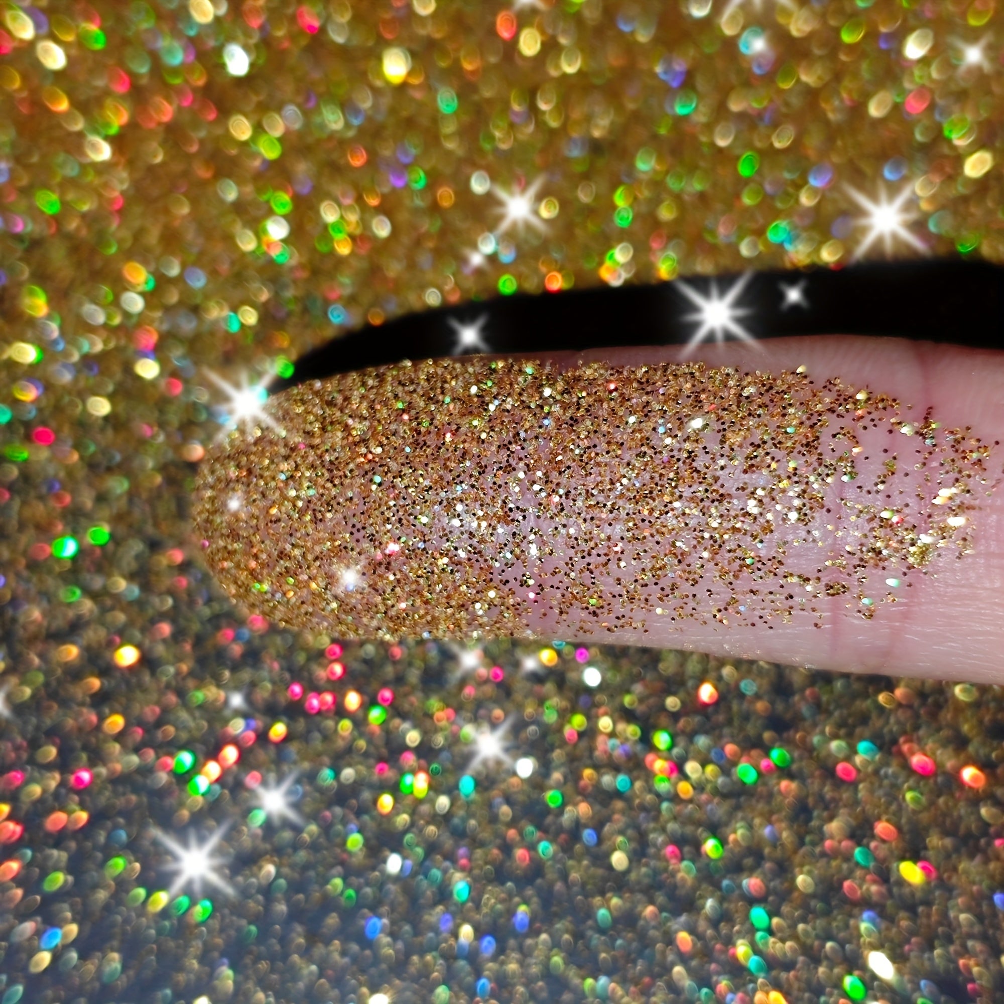 Golden/Laser Golden in Large Quantity, Suitable for DIY Nail Art, Decorative Handmade Gifts, And Celebrations Like Holidays, Birthdays, And Weddings. It Can Also Be Used with Epoxy Resin And for Photography, Sparkling And Shi